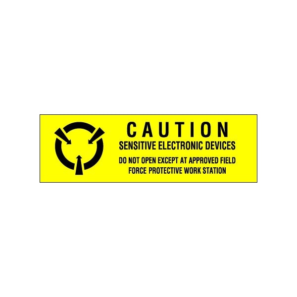 Bsc Preferred 5/8 x 2'' - ''Sensitive Electronic Devices'' Labels, Style 2, 500PK DL9040 - main